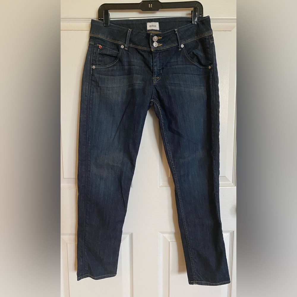 HUDSON Colin Flap Crop Skinny Jeans 29